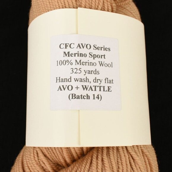 Camellia Fiber Co CFC Avo Series Merino Sport Yarn 100% Merino Wool Avo + Wattle - Picture 3 of 3
